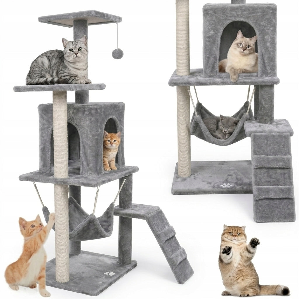 Cat Scratcher Kittens Tower Bed Booth Cottage Ladder Hammock Ball