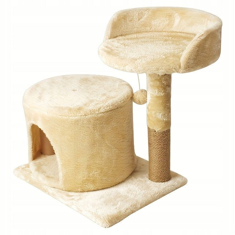 Cat Scratcher with Bed and House Puffi–Tower, Booth and Sisal Post Manufacturer code IMP30298