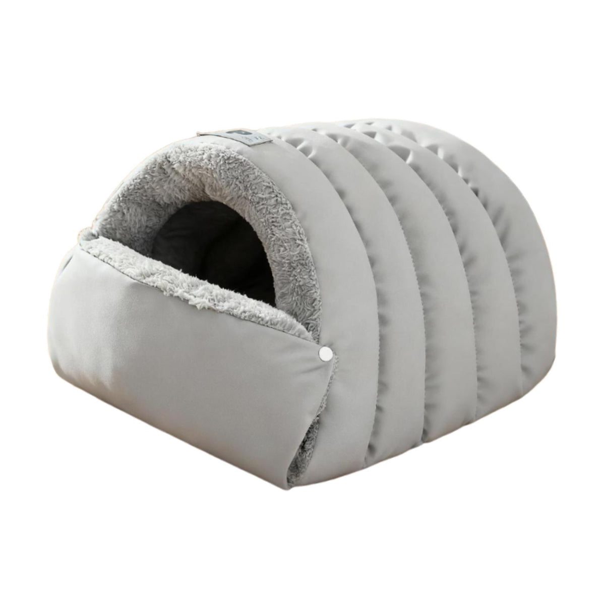 Cat Sleeping Bag Comfortable Warming Soft Pet Supplies Cat Cave Bed gray S Manufacturer code 10664091673