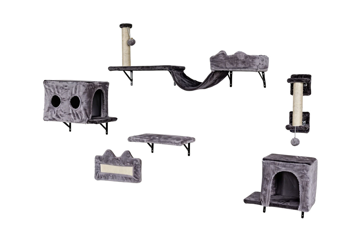Cat Wall Scratcher Grey Cat Highway Shelving Set Manufacturer code CAT-K02-GR