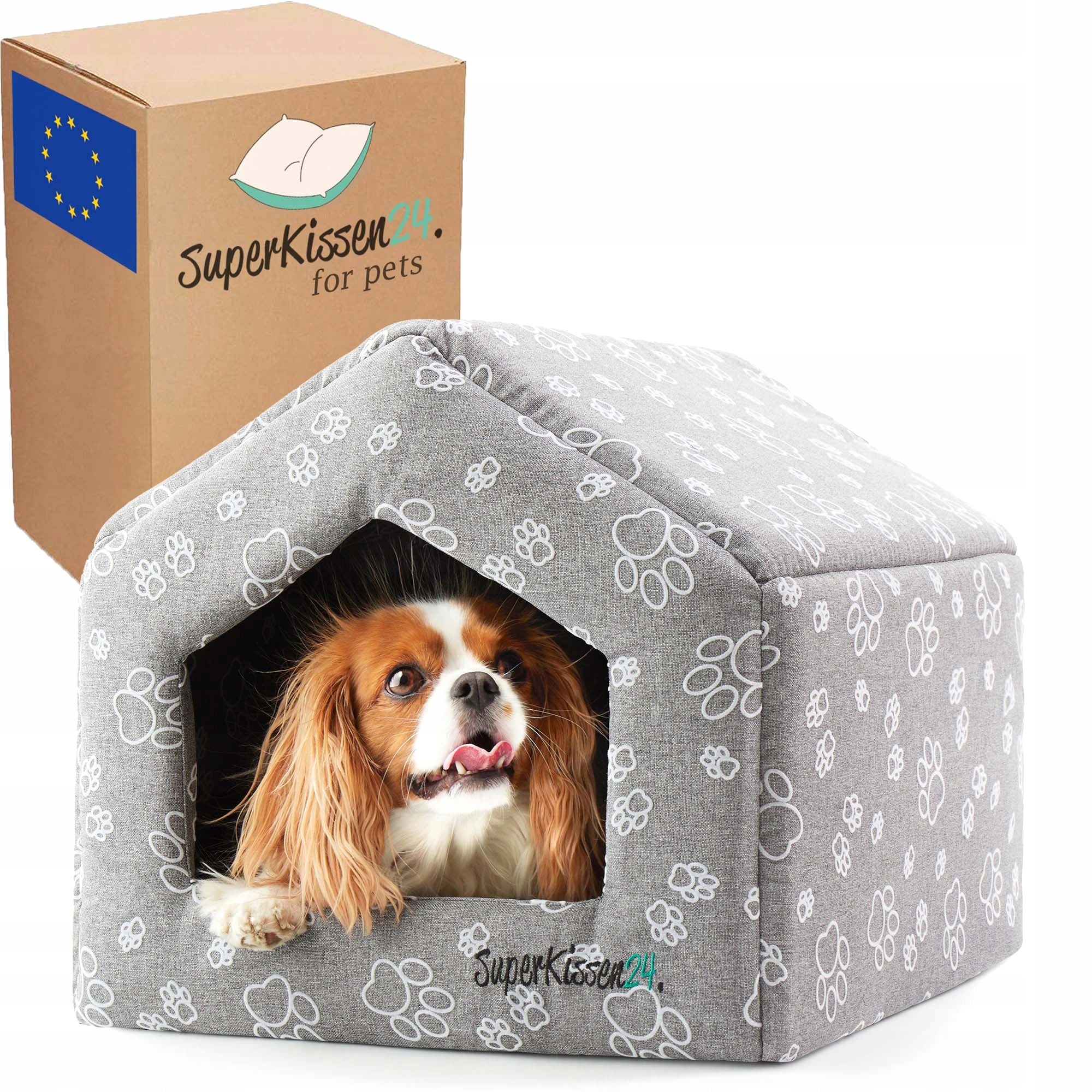 Cat dog bed kennel booth cottage shelter COTTAGE XL CLAW + FUR