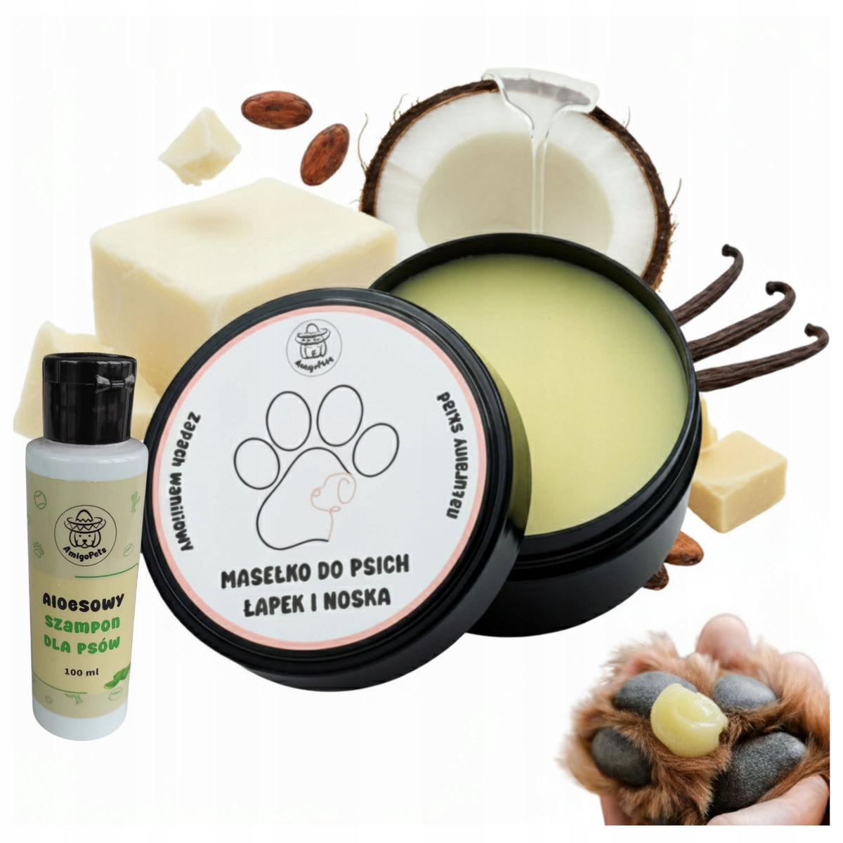 Cat dog nose paw ointment butter natural protective CREAM 75ml + FREEBIE