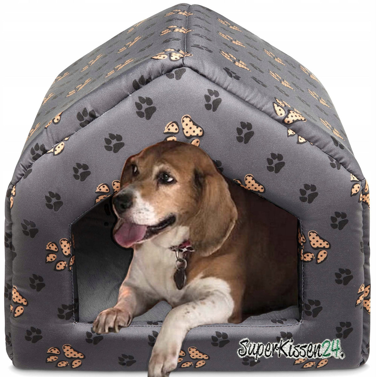 Cat house dog booth kennel home bed with pillow canopy FUR Manufacturer code 5900354612551