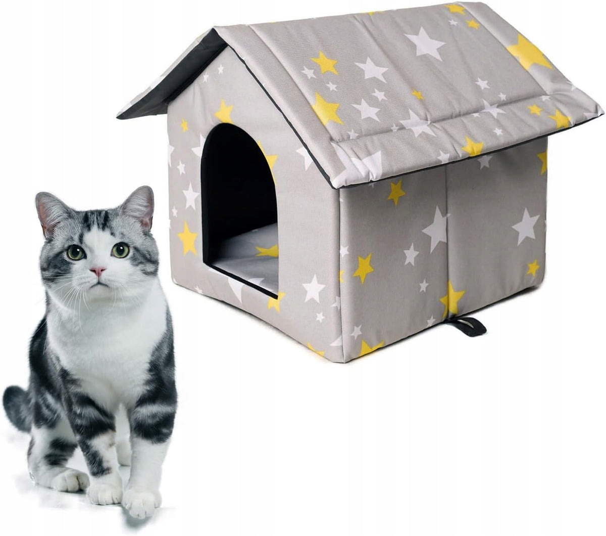 Cat house, dog outdoor, waterproof, foldable, insulated