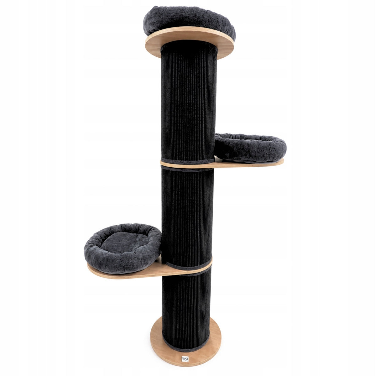 Cat scratcher 182 cm HIGH Bed LARGE THICK trunk Ø30 cm SIZAL BLACK Packaging status original