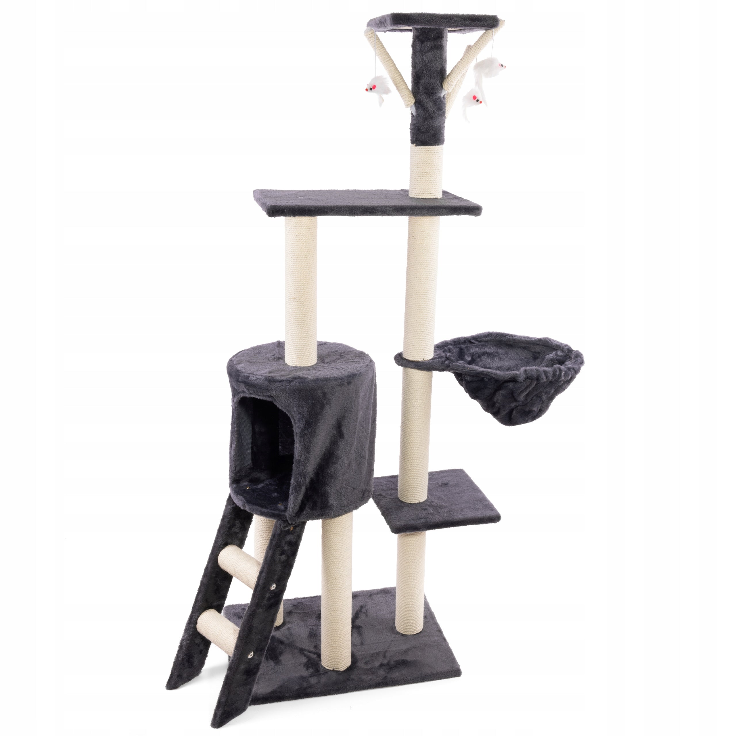 Cat scratcher High Multi-level VERDANO PETS 138 cm Dark grey Manufacturer code 5903728135861