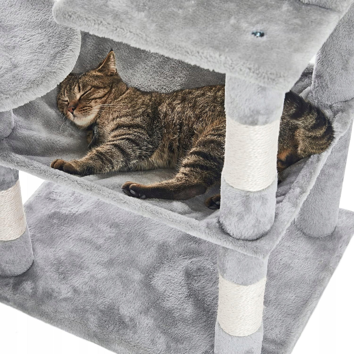 Cat scratcher high post grey 5 levels ,house, bed, hammock HIT Brand no brand