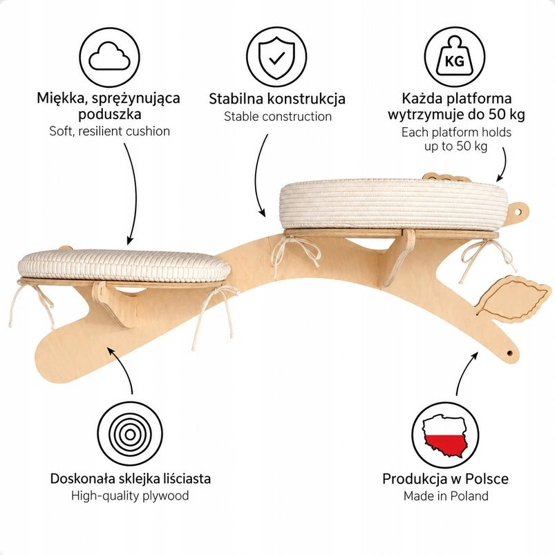 Cat wall shelf BRANCH H with bed 50x35cm CATSTRADA PRASKA Packaging status original