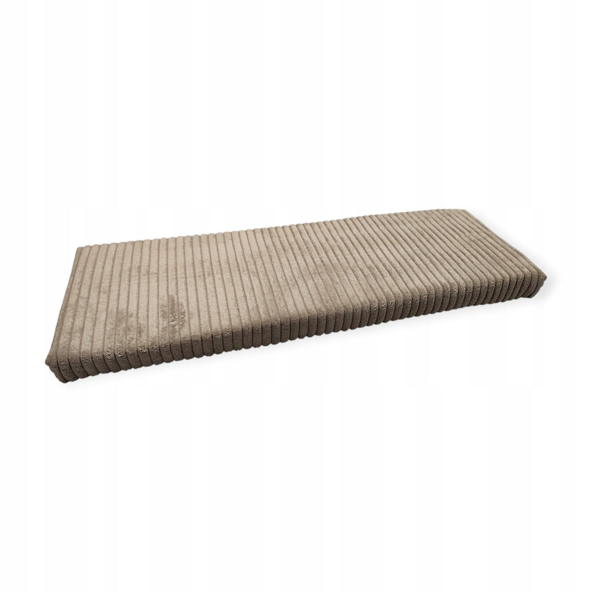 Cat window sill bed corduroy beige non-slip 60x20x4 cm