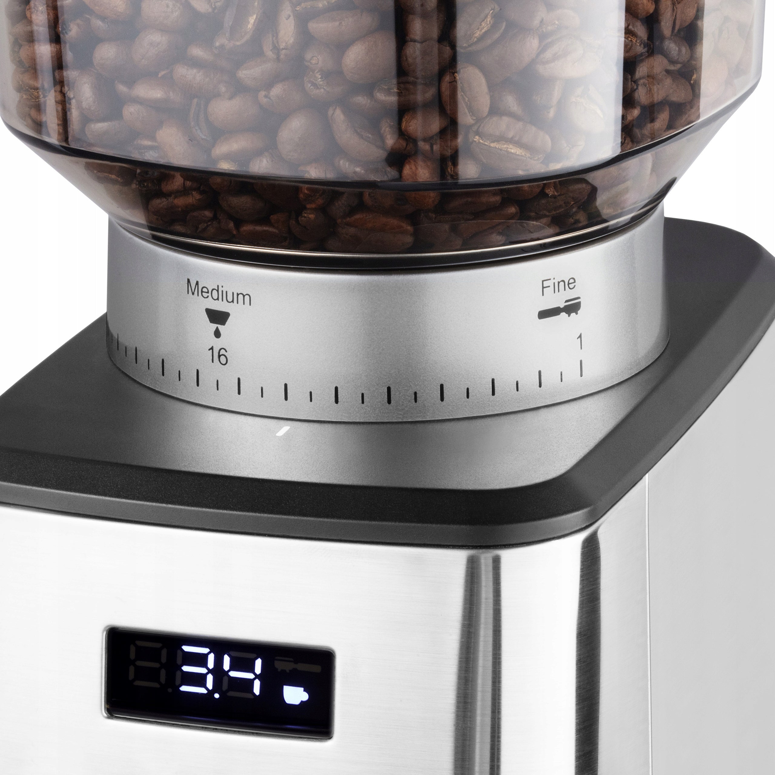 Catler CG 510 Coffee Grinder LED Display 31 Degrees Grind Coarseness Manufacturer code 8590669322459