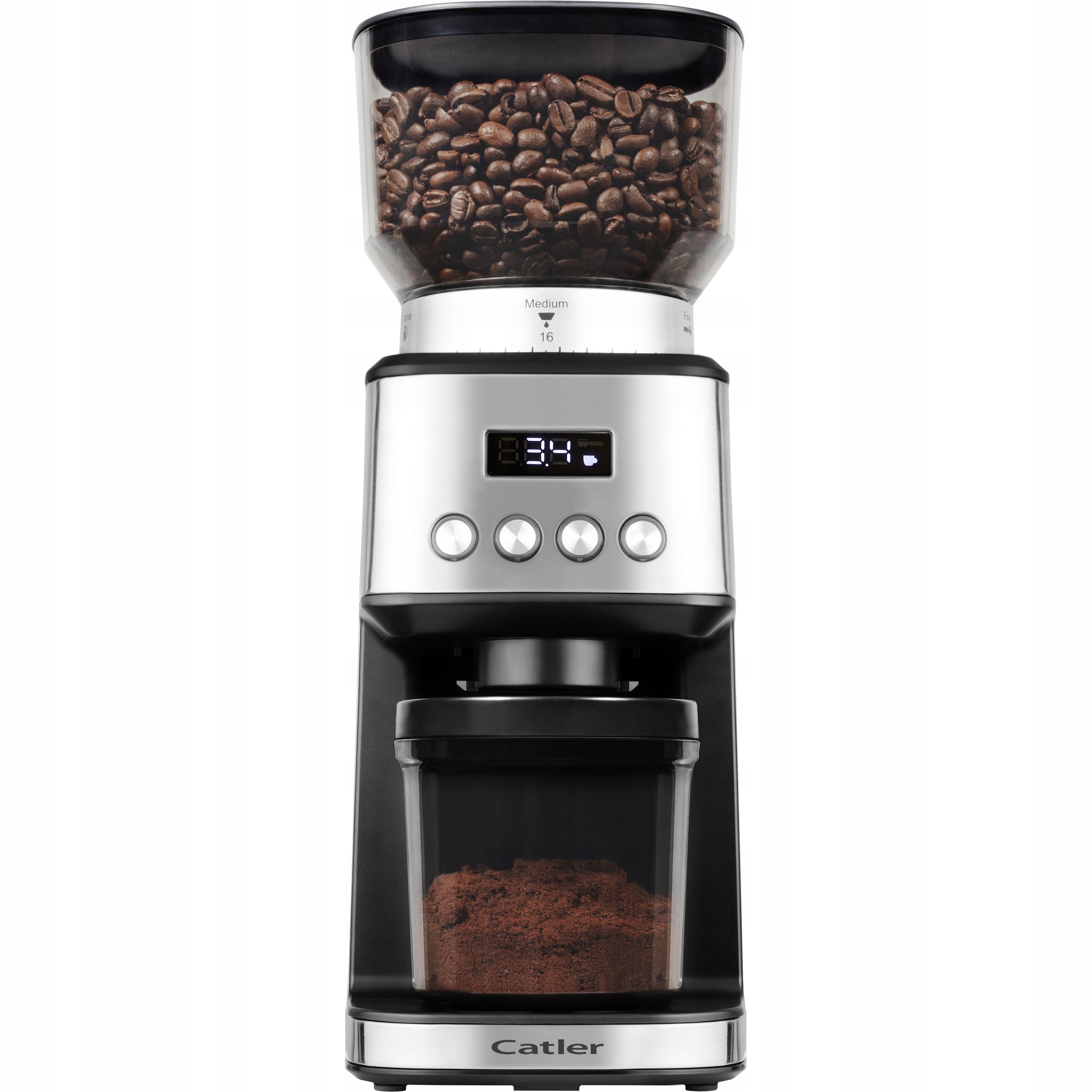 Catler CG 510 Coffee Grinder LED Display 31 Degrees Grind Coarseness
