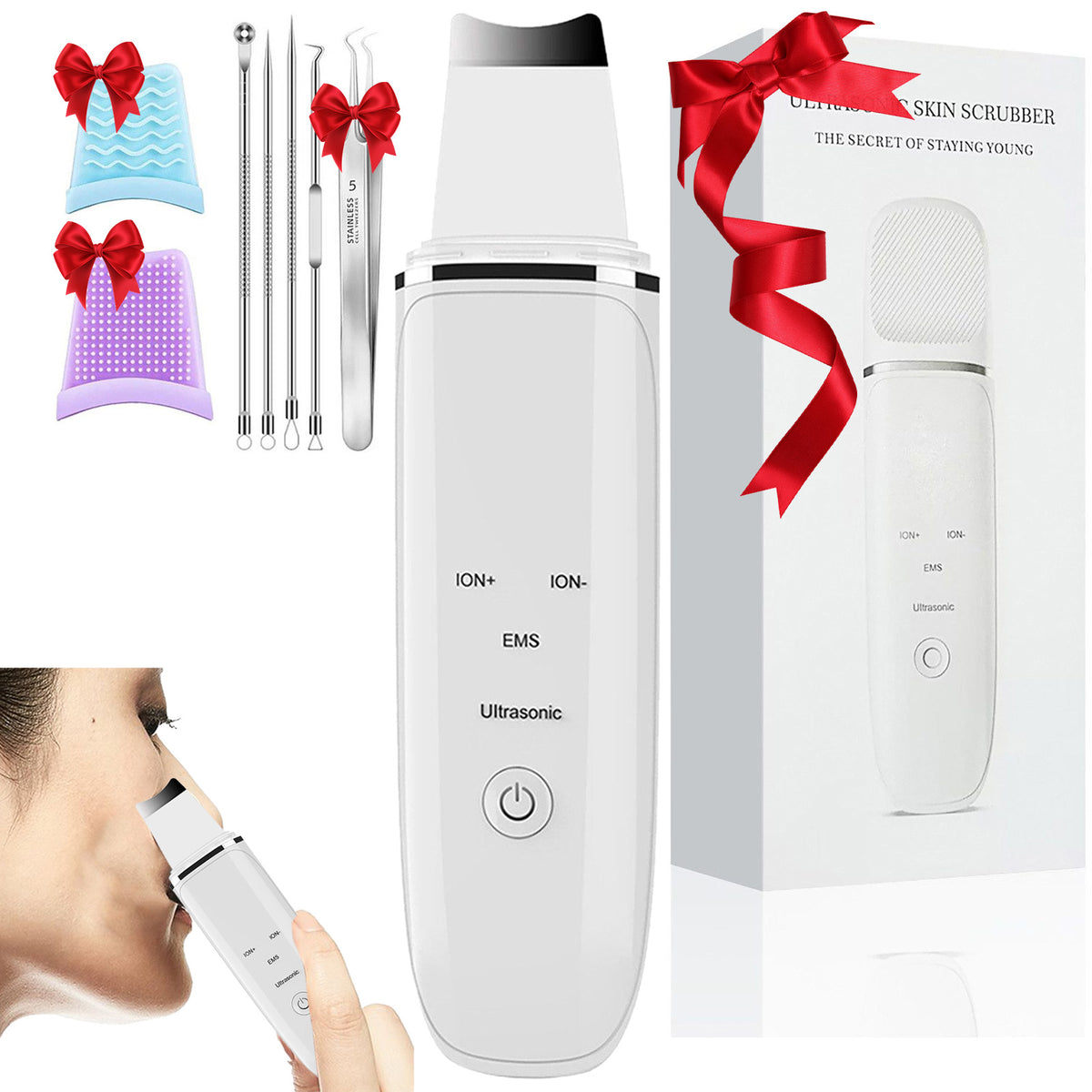 Cavitation Peeling Wireless EMS Jonopheresis Sonopheresis For Face