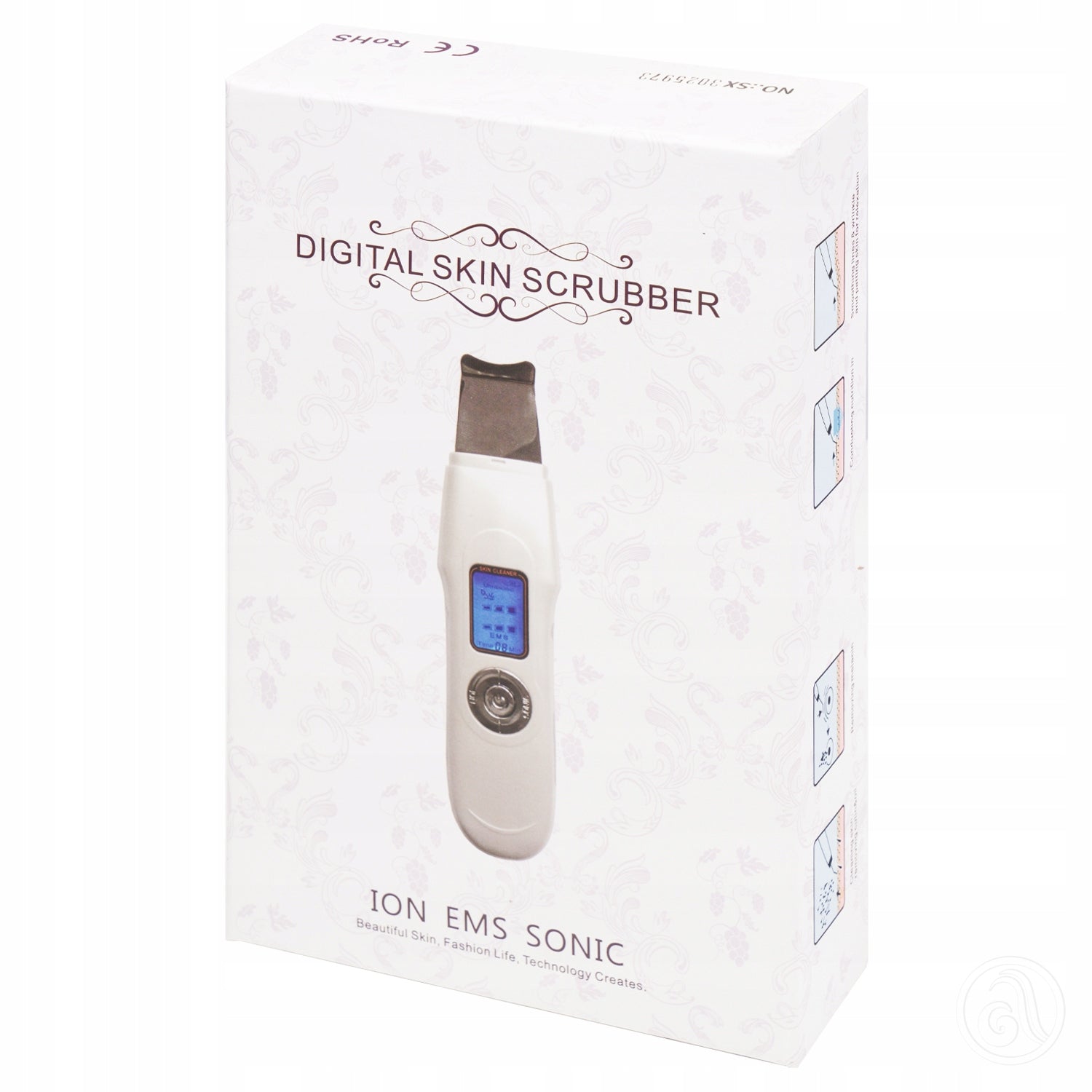 Cavitation Peeling Wireless Face Device EMS Ionization 5in1 Manufacturer code Pilling Kawitacyjny EMS Sonofereza