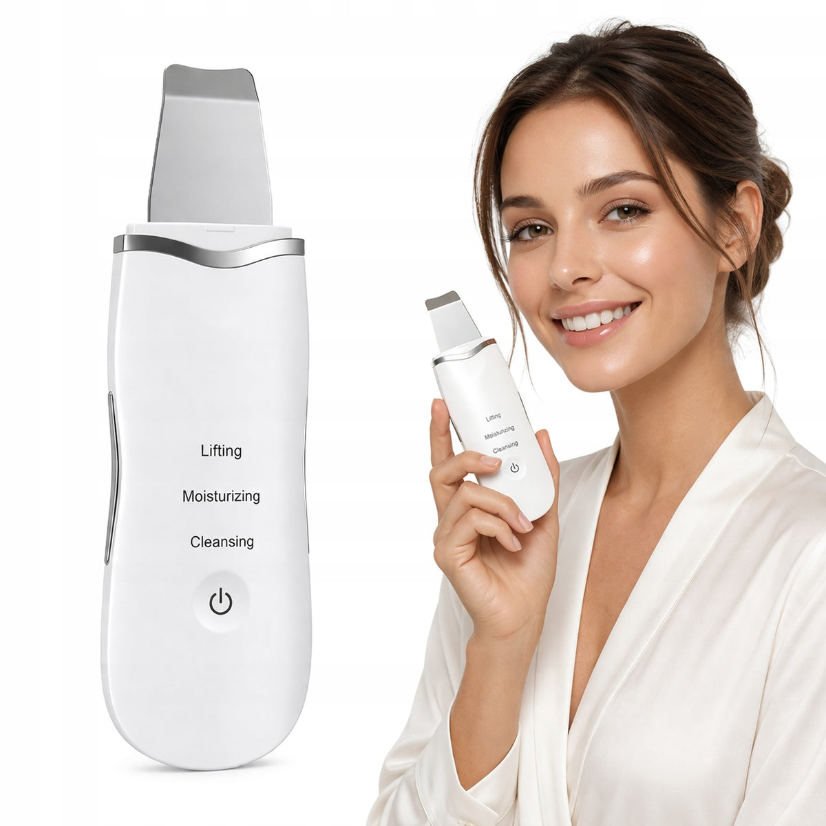 Cavitation peeling ultrasonic wireless iontophoresis EMS sonophoresis