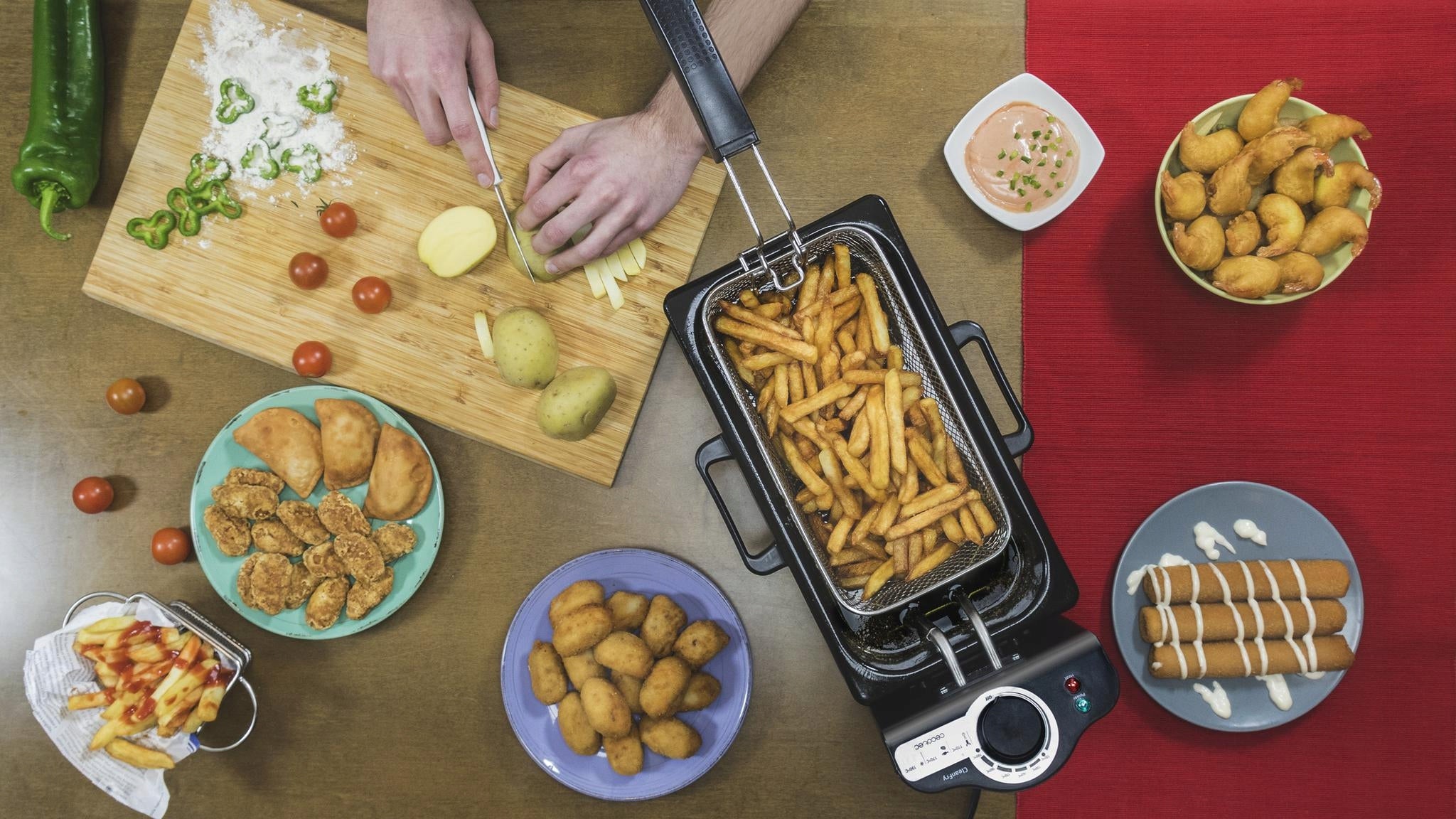 Cecotec Cleanfry 3L Black Deep Fryer Traditional 2000W 190°C Black Packaging status original