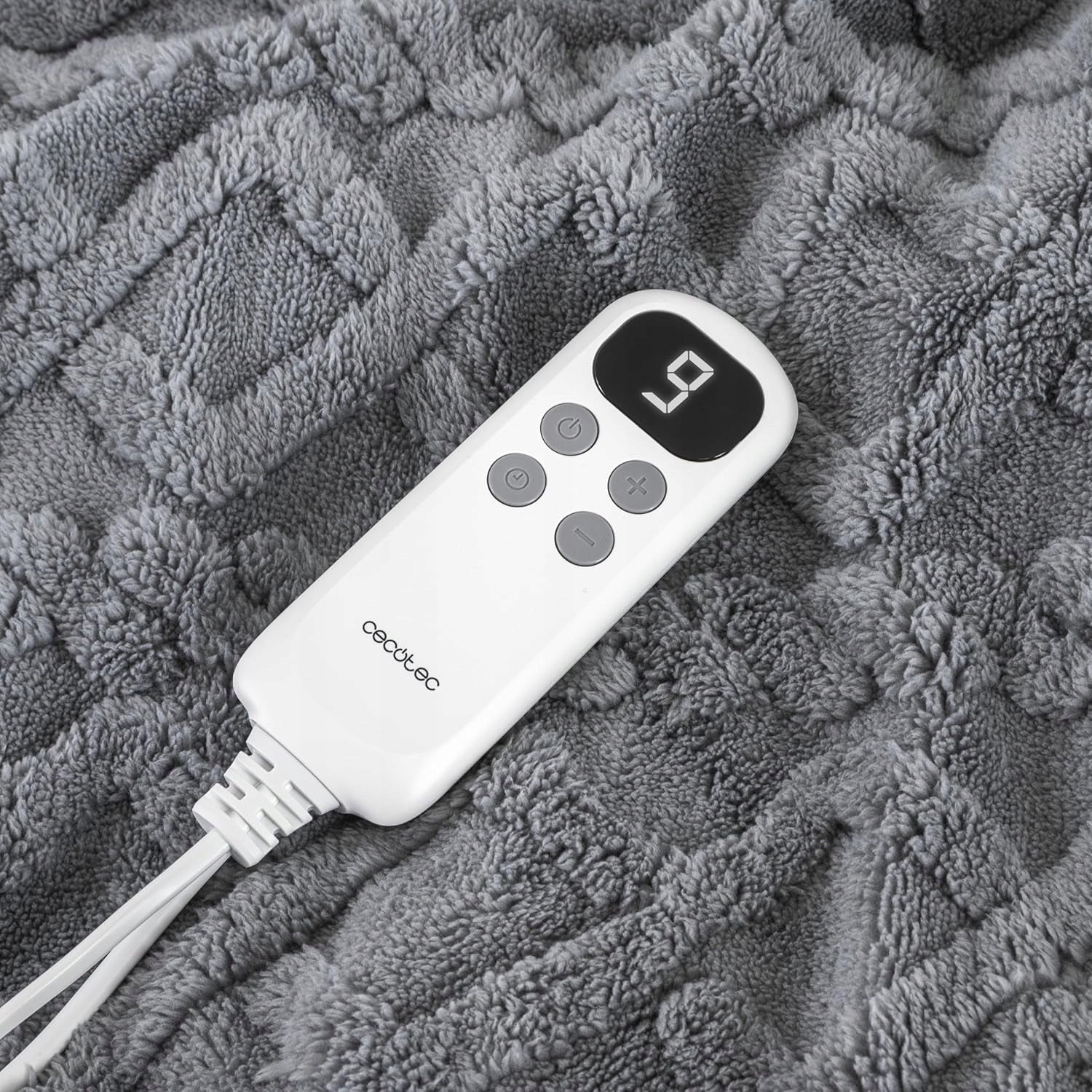 Cecotec HeatConfort Luma ELECTRIC HEATING BLANKET 200x180 10 temp adjustment Brand Cecotec