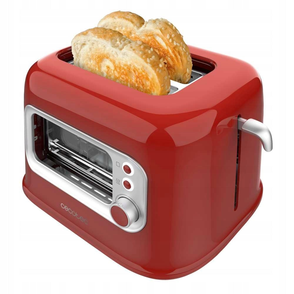 Cecotec RetroVision Red 700 W toaster Power rating 700 W