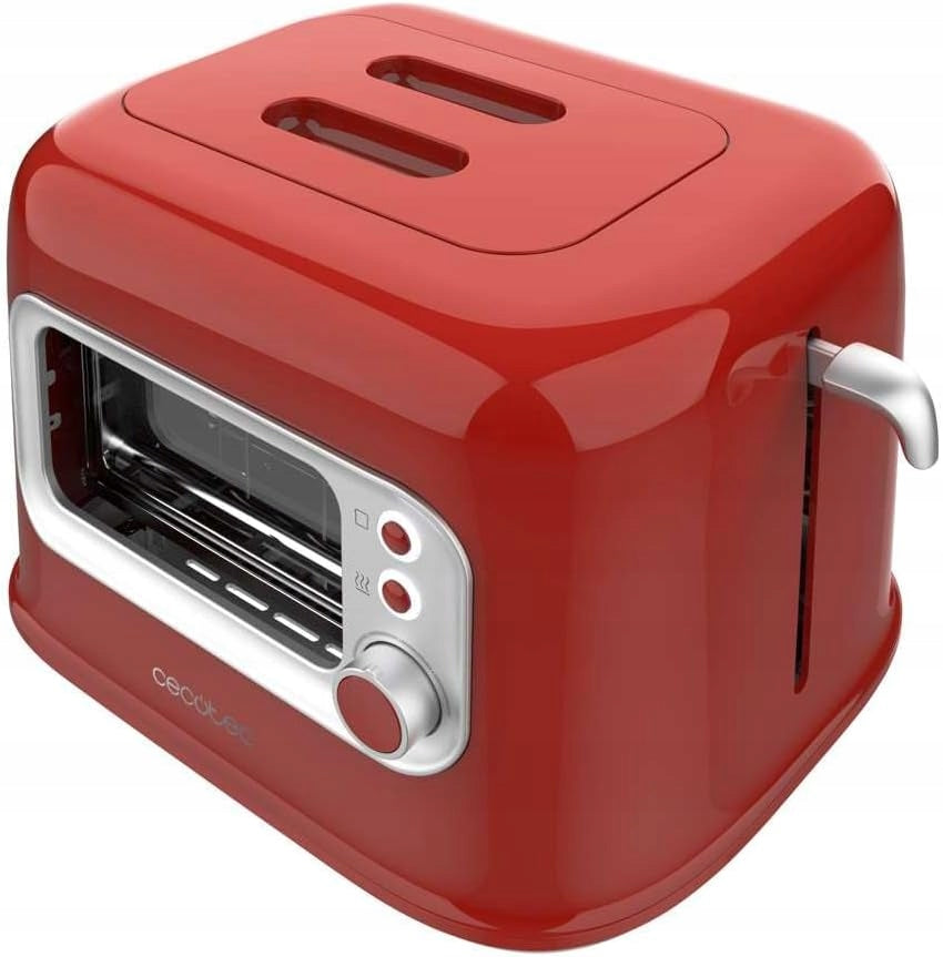 Cecotec RetroVision Red 700 W toaster