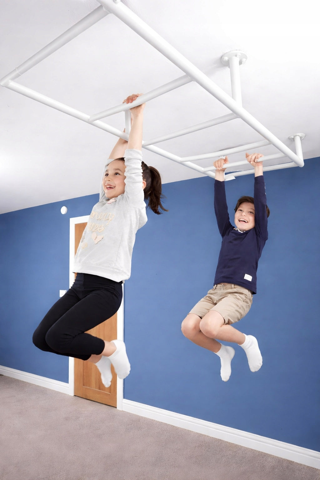 Ceiling Gymnastic Ladder Slim Metal 200x40 cm for Exercise Brand Małpiszon