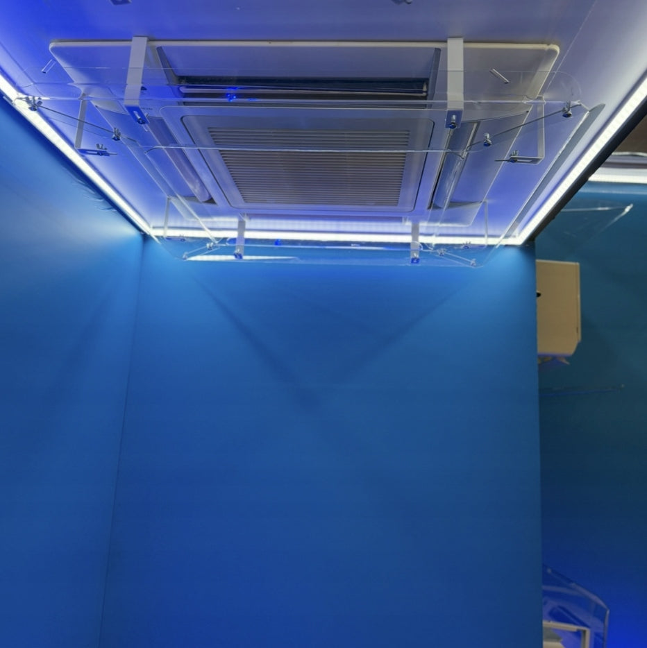 Ceiling air conditioning cover panel screen deflector DEFLEKON PLAFON 700 EAN (GTIN) 5905868436013