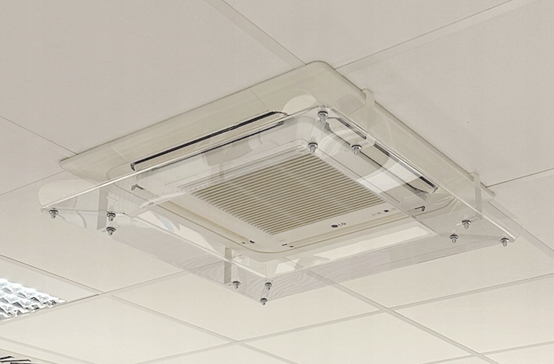 Ceiling air conditioning cover panel screen deflector DEFLEKON PLAFON 700
