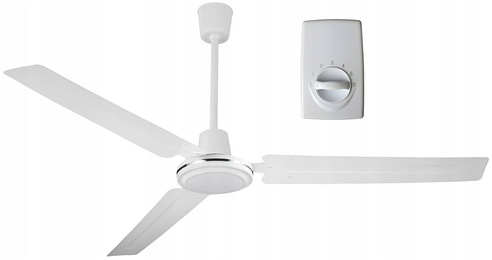 Ceiling fan AIR POWER White - 142cm | Windmill + Regulator FREEBIE
