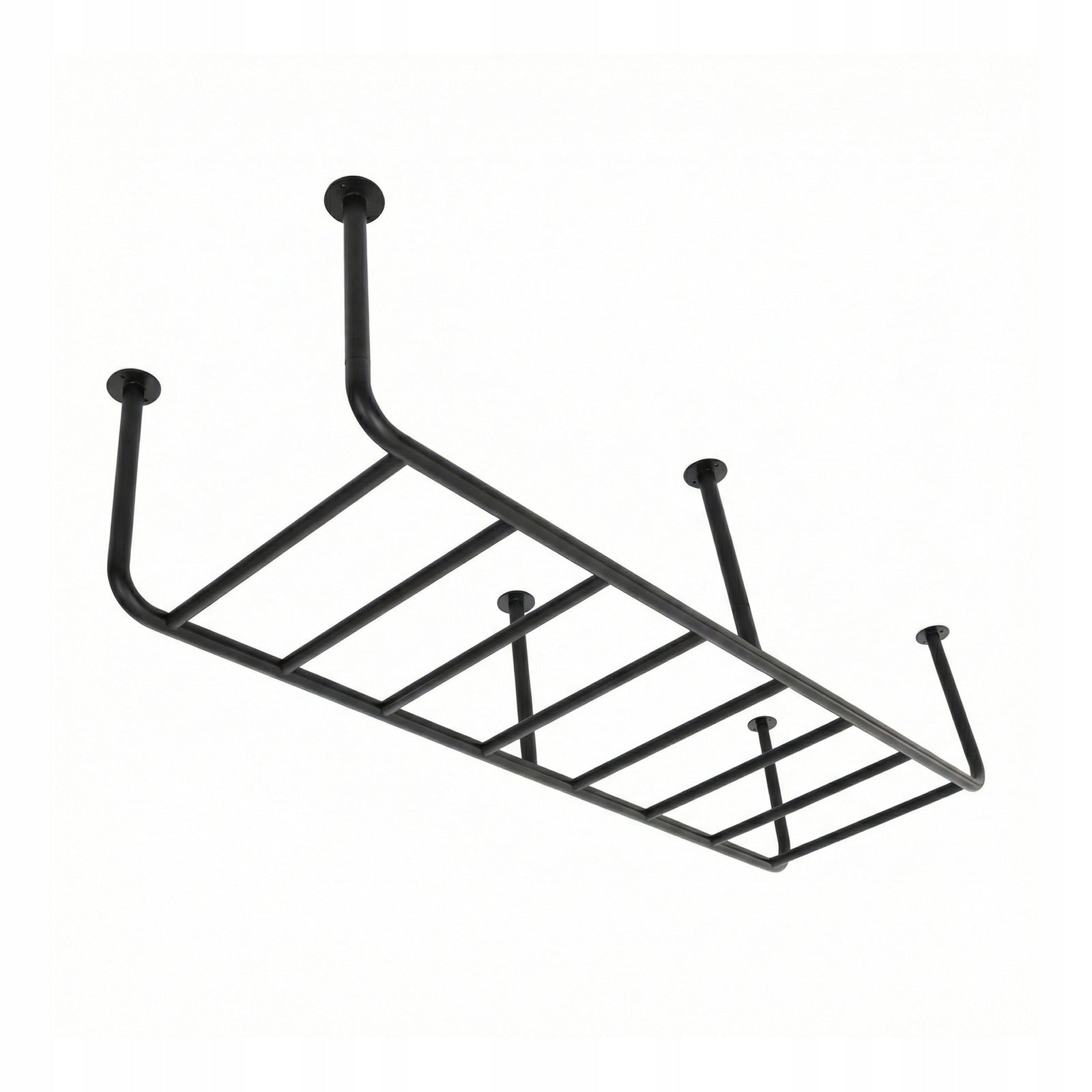 Ceiling gymnastic ladder SLIM black | metal | 200x40 cm | 100 kg