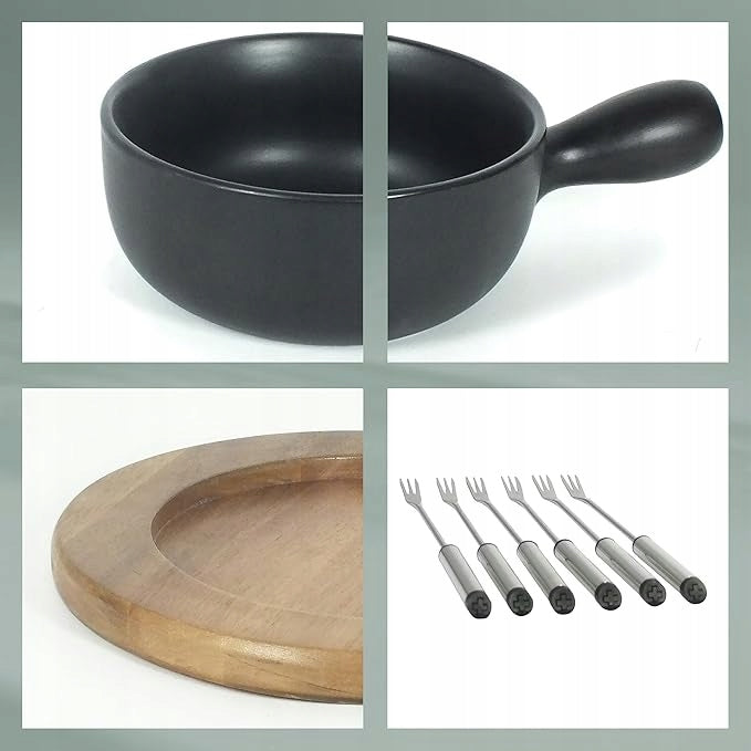 Ceramic Cheese Fondue Set KELA Country K3 Manufacturer code 16640