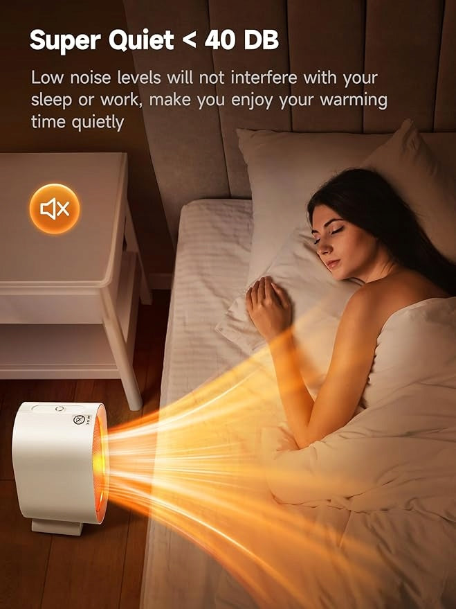 Ceramic Electric Heater 1200W Quiet Energy Efficient Brand no brand