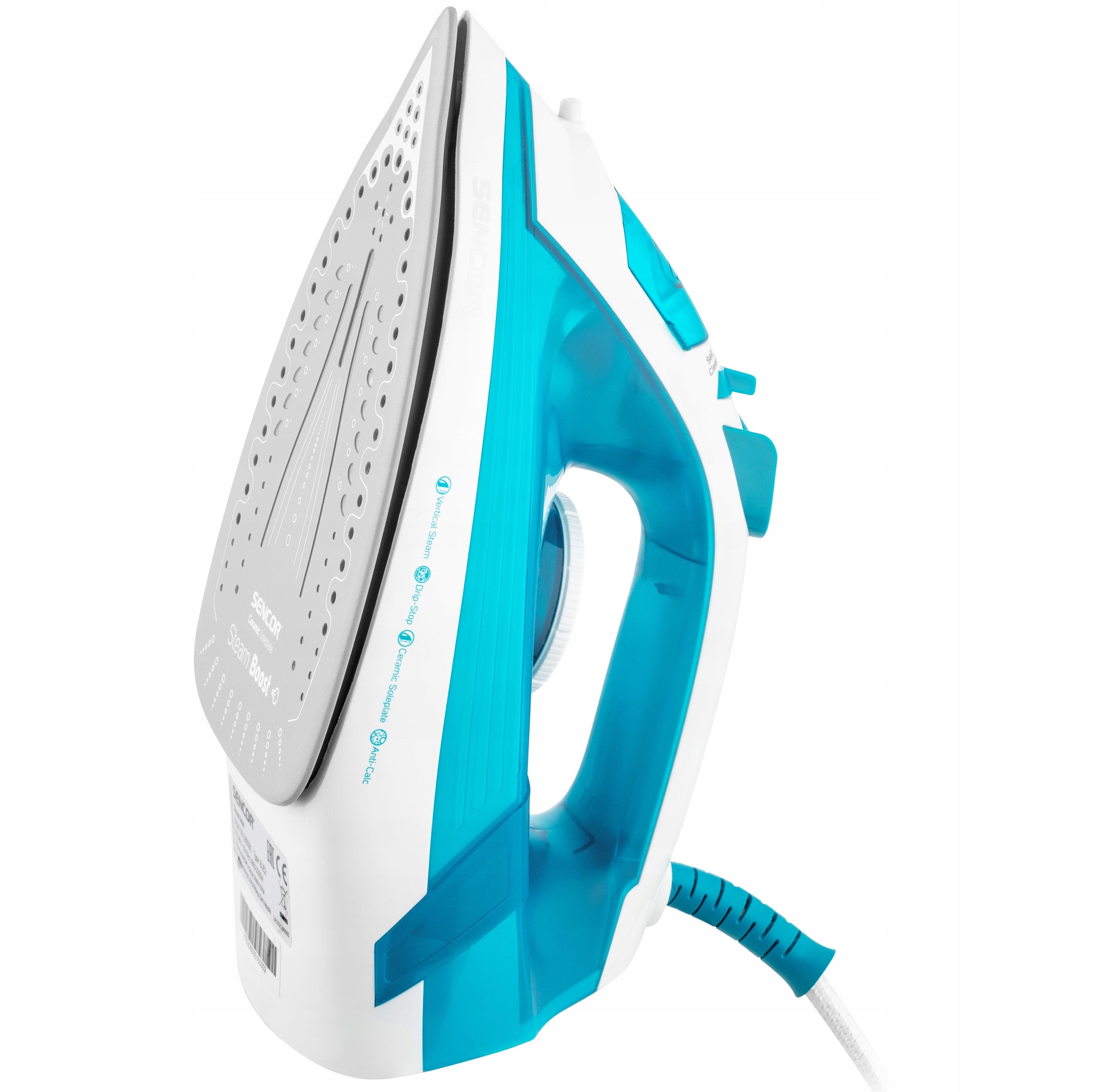 Ceramic Steam Iron Sencor SSI2800BL 2000W 220ml Self-Cleaning Steam Brand Sencor