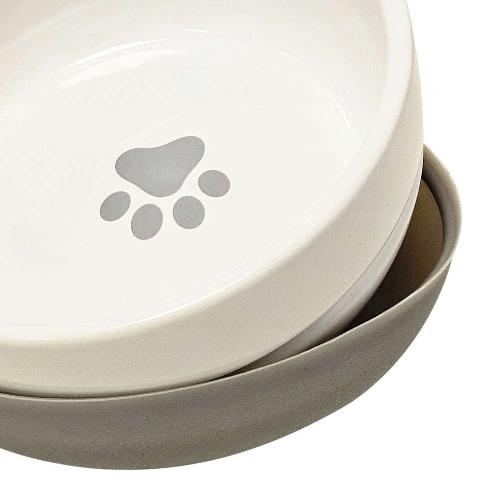 Ceramic bowl Nobby for dog "Sabit" with paw 2,00l Ø 20,5x9,0cm Manufacturer code 82502