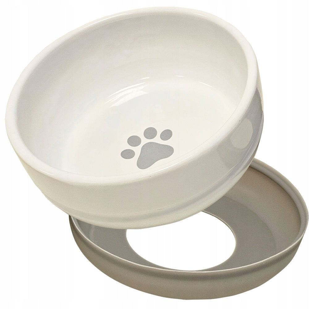 Ceramic bowl Nobby for dog "Sabit" with paw 2,00l Ø 20,5x9,0cm Packaging status original
