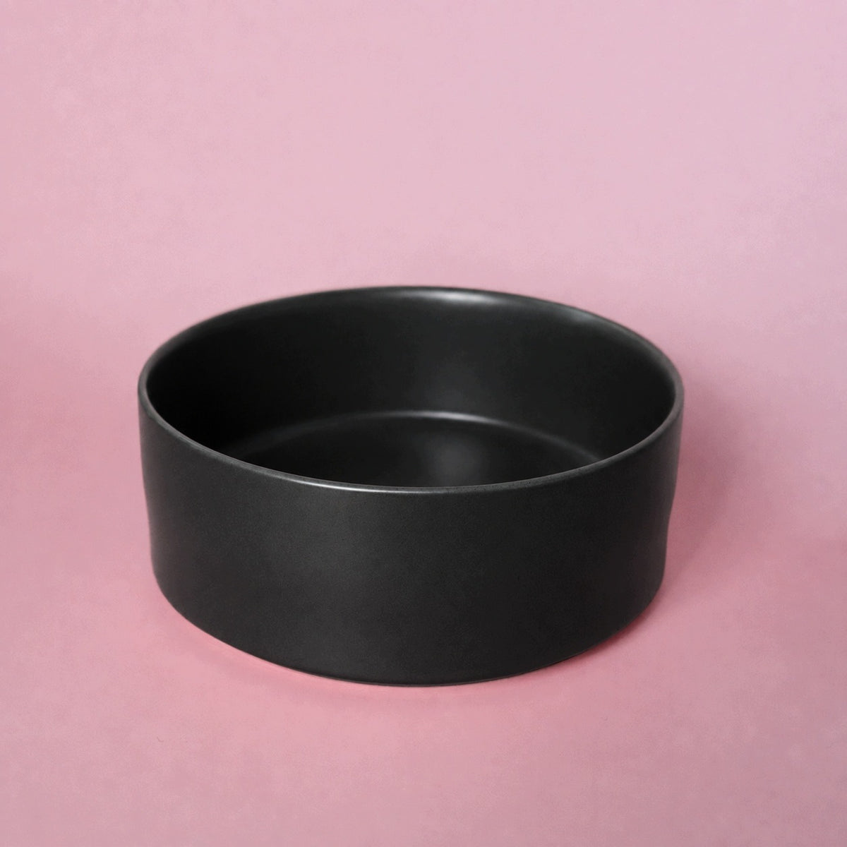 Ceramic bowl for cat dog black Ø 12,7 cm for food water flavors 400 ml Packaging status original