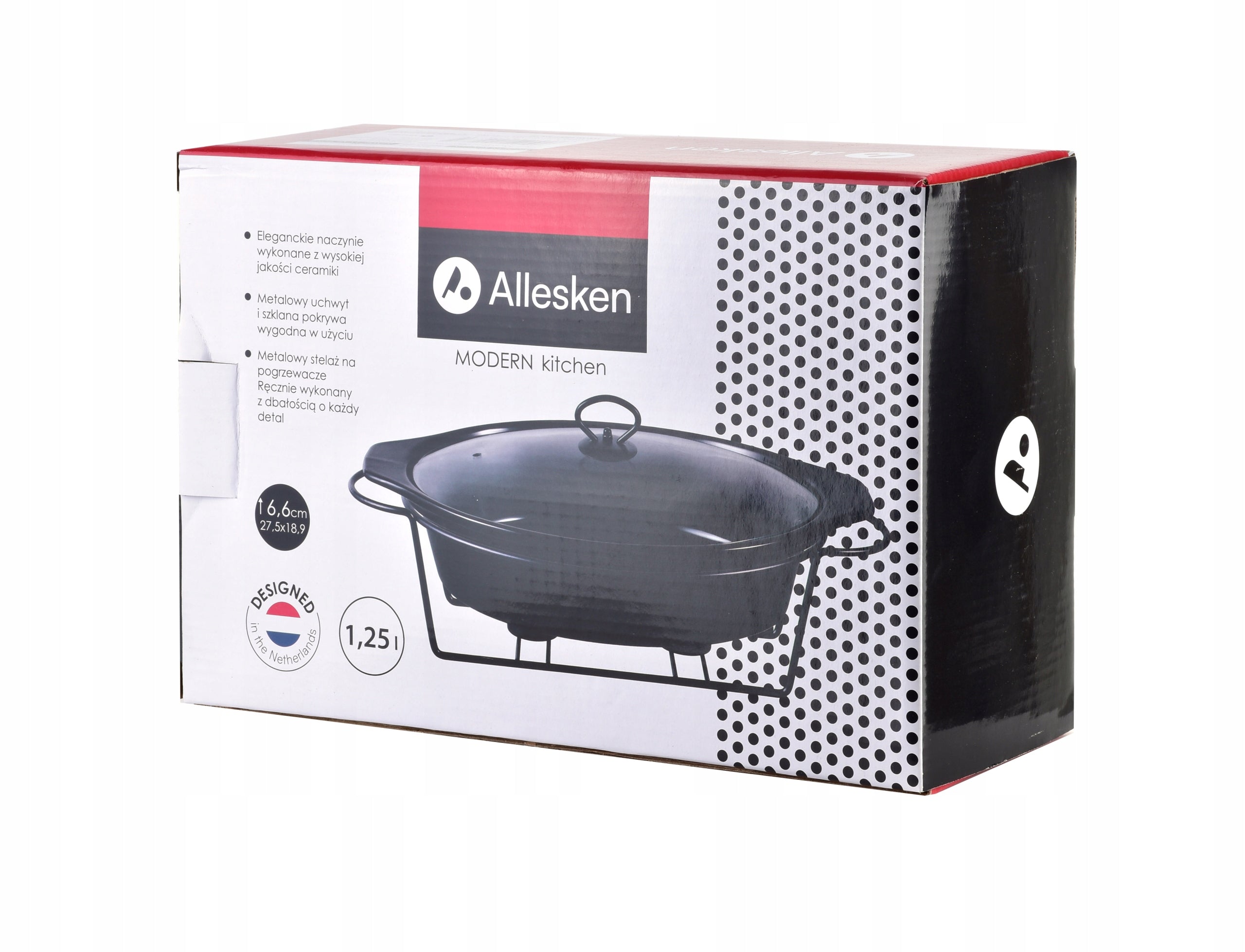 Ceramic dish 1,25 l with candle warmer Capacity 1.25 l
