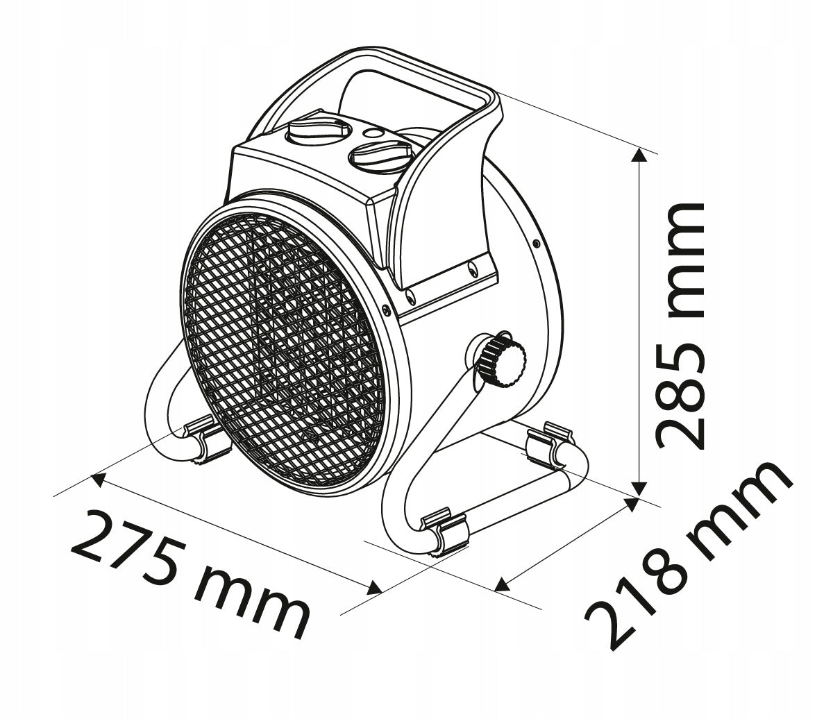 Ceramic electric heater PTC 3kW Manufacturer code 90-063
