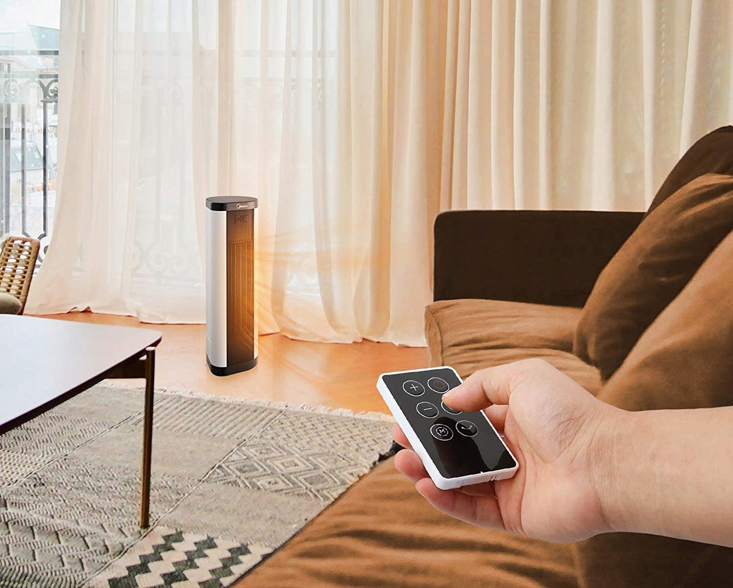 Ceramic fan heater 2000W with remote control Midea NTH20-17BR Manufacturer code NTH20-17BR