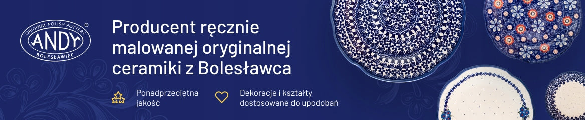 Ceramic salt and pepper shakers in Bolesławiec Packaging status original
