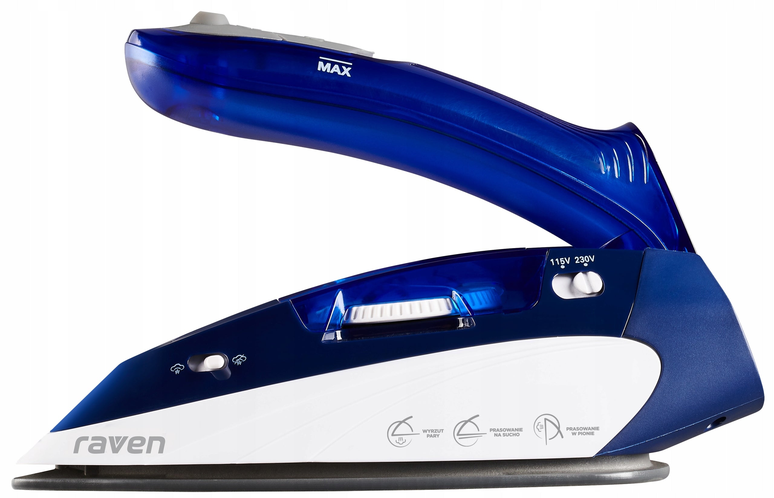 Ceramic tourist iron RAVEN EZT002X 1100W 115/230V Folding handle