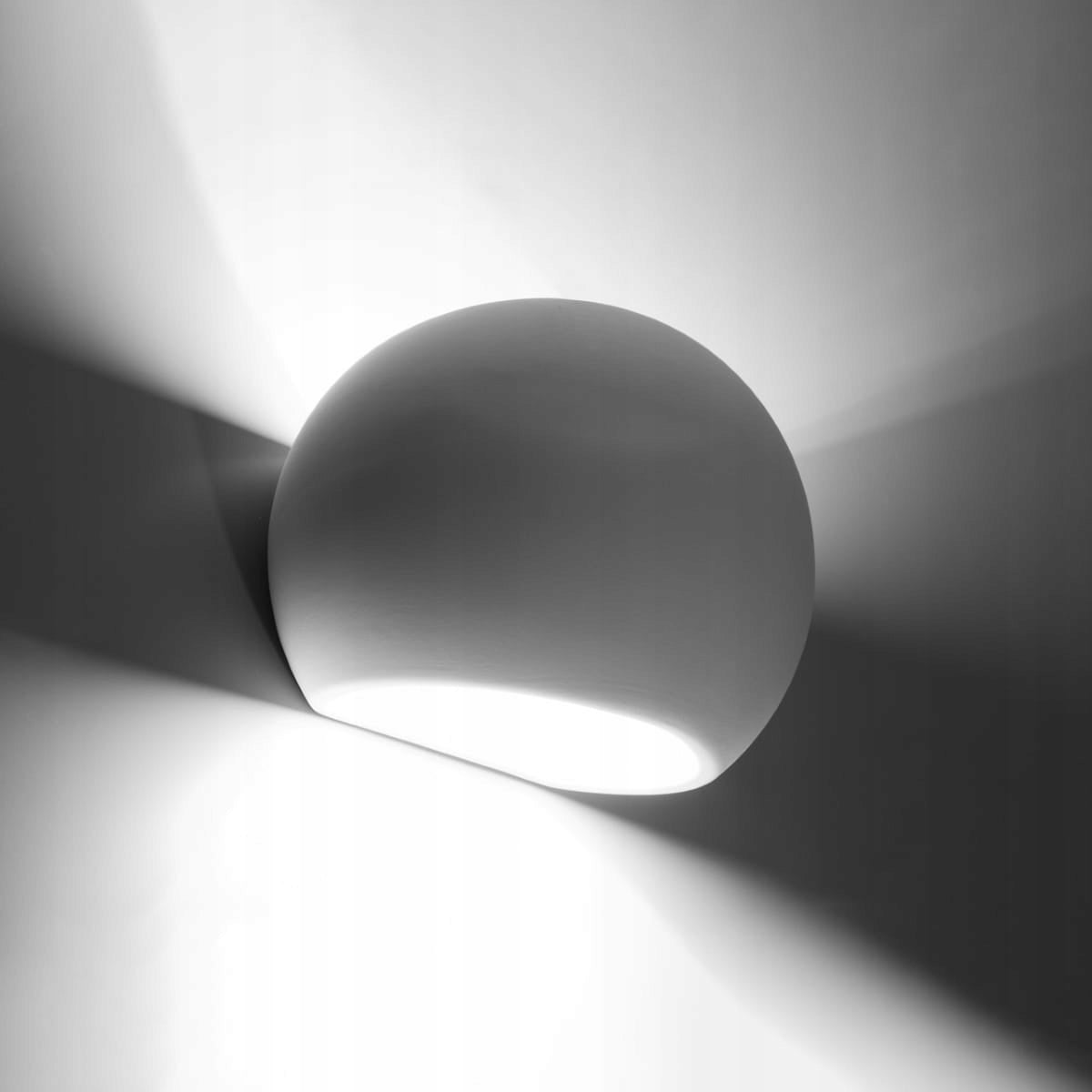 Ceramic wall lamp GLOBE SL.0032 Sollux Lighting Color white