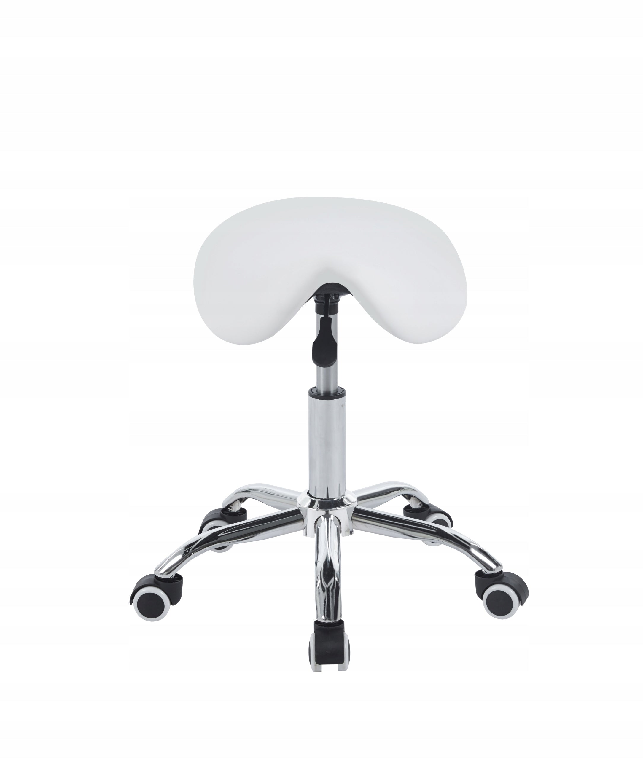 Chair Saddle with Hairdressing Adjustment–Hairdressing Stool Hoker for Salon Manufacturer code TB2-FX BIAŁY