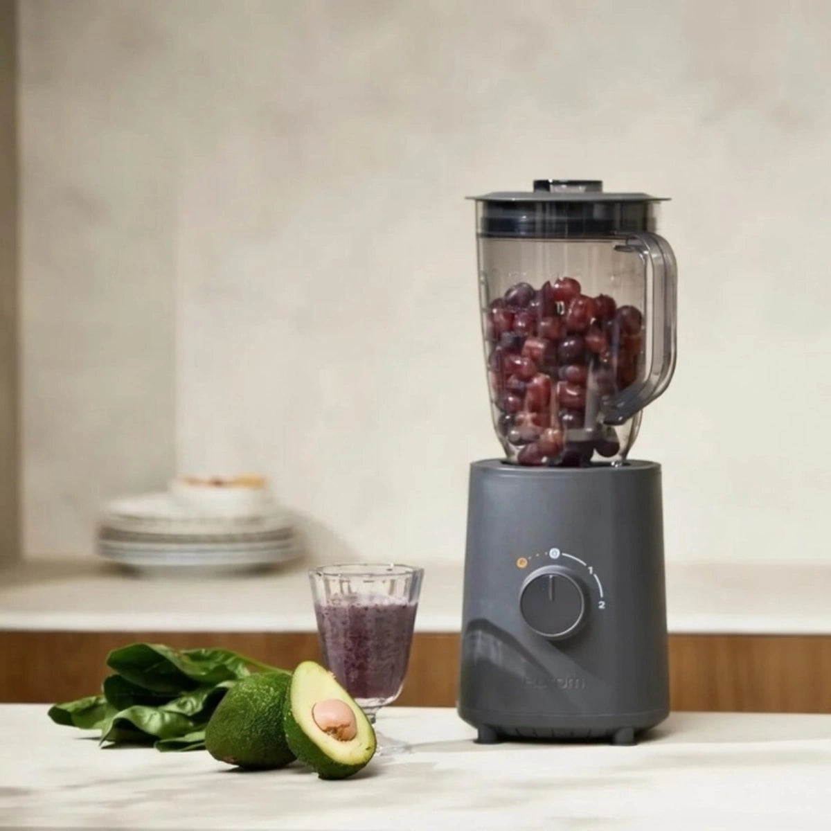 Chalice Blender Hurom 3in1 Cocktail Blender + Graphite Bottle 3 Modes Manufacturer code BL-E01EMG