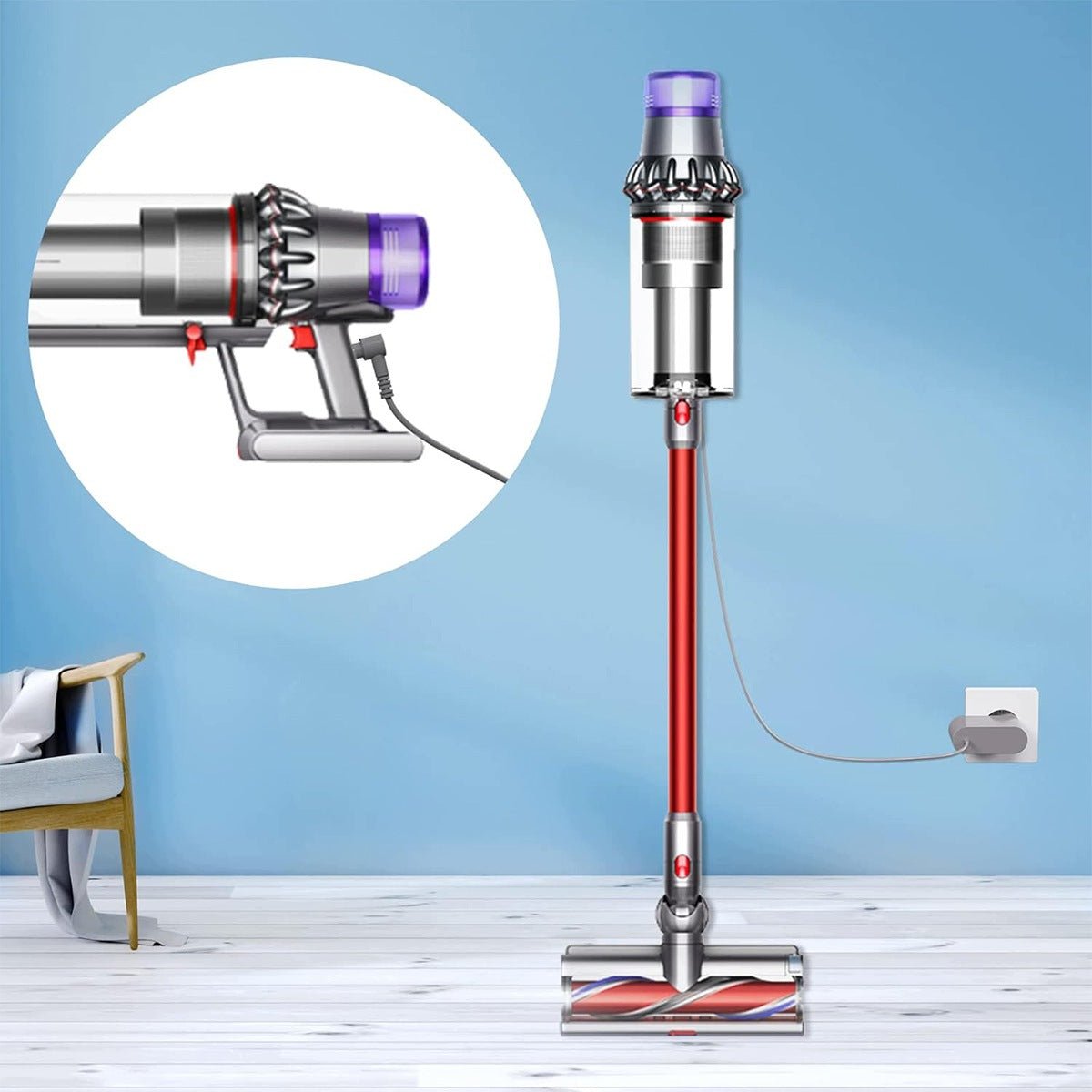 Charger for cordless vacuum cleaner Model 4059227762921