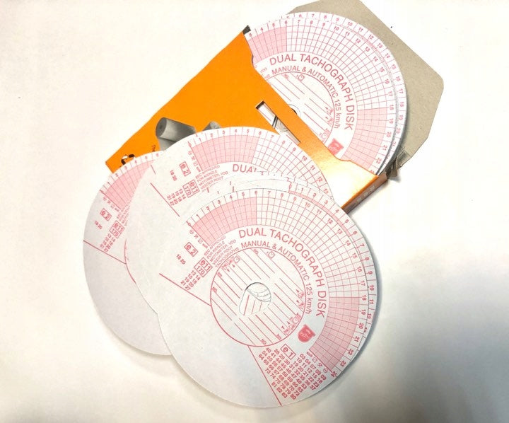 Charts for tachograph 125 KM HICO Shields EAN (GTIN) 8714958000891