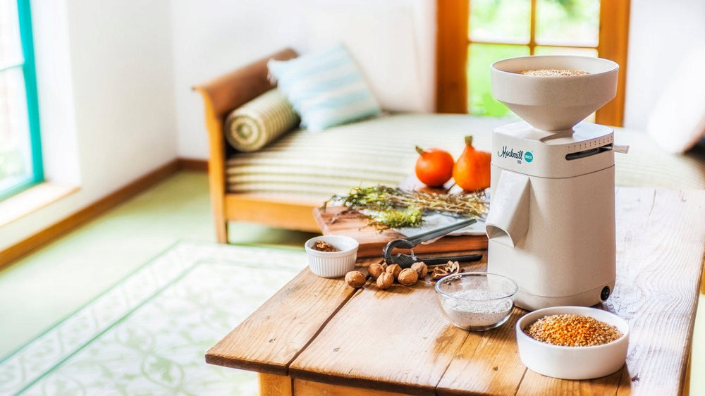 Cheapest heat grinder, powerful 360W! Mockmill 100 Brand Mockmill