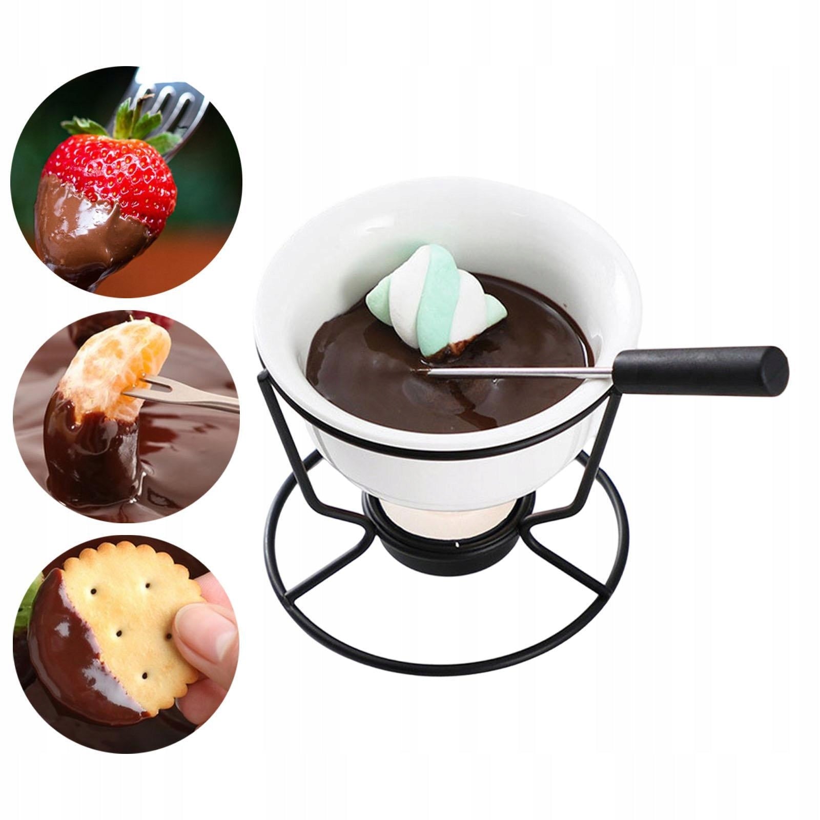 Cheese Fondue Pot Melting Mug Tea Light Melting Pot for Tapas Snack Caramel