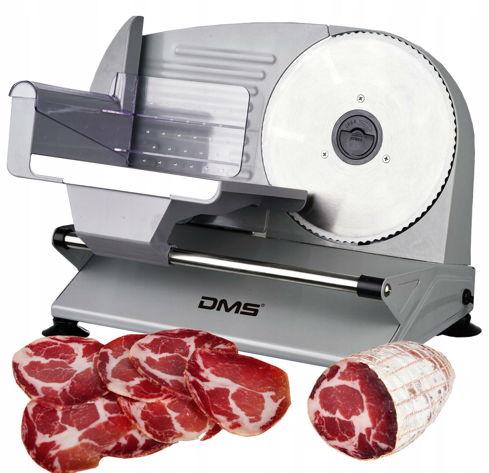 Cheese meat bread slicer 400W 15mm serrated knife DMS AS-400 Brand DMS