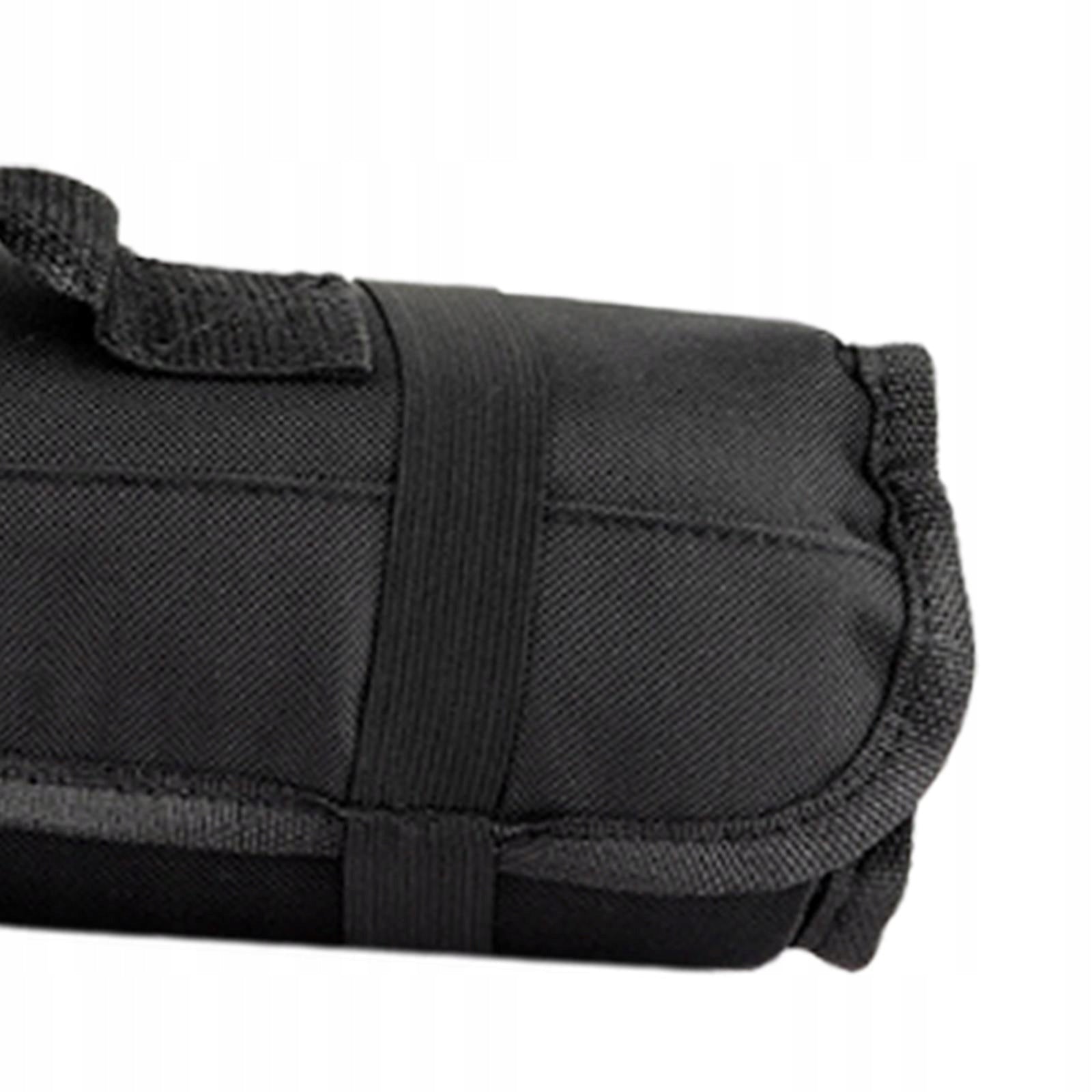 Chef Knives Bag Multi Slots Roll up Chef Knives Case for Travel Home black Packaging status original