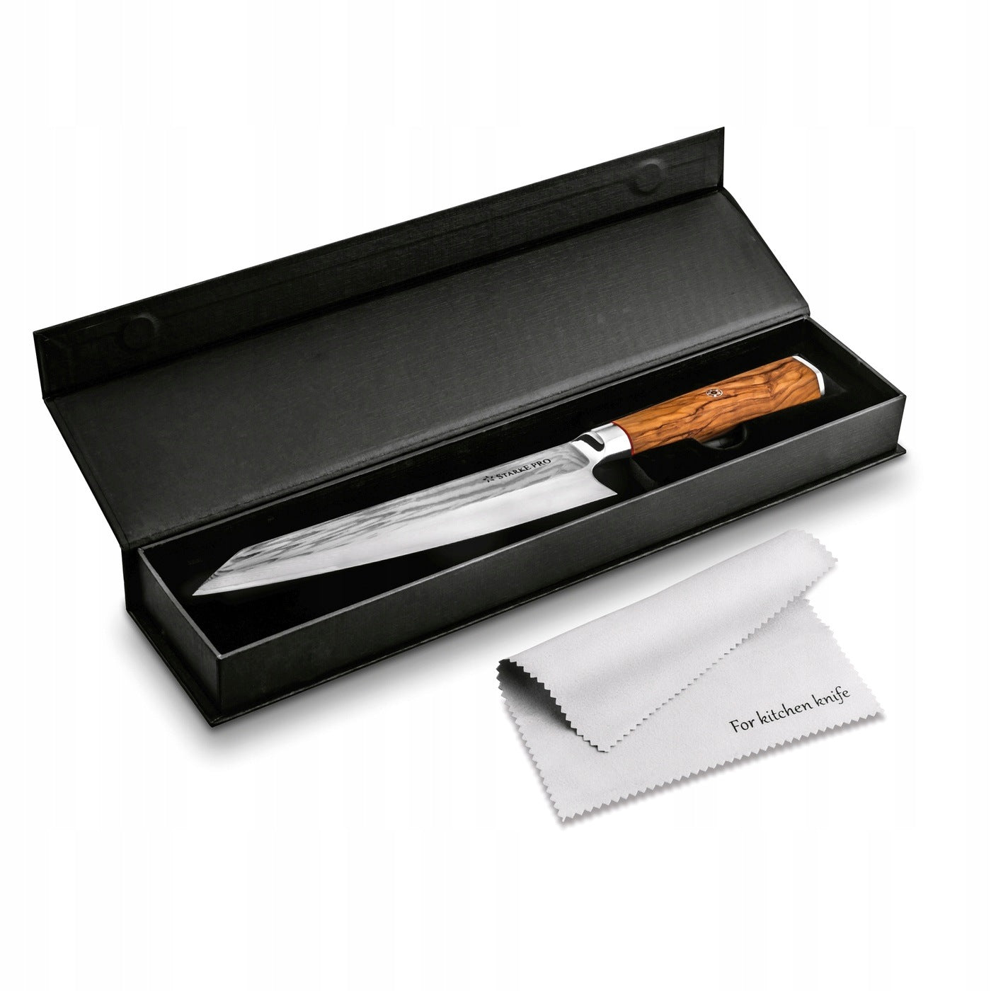 Chef's KNIFE JAPANESE SHARP Hard Steel StarkePro Damascus Shokuji 20cm