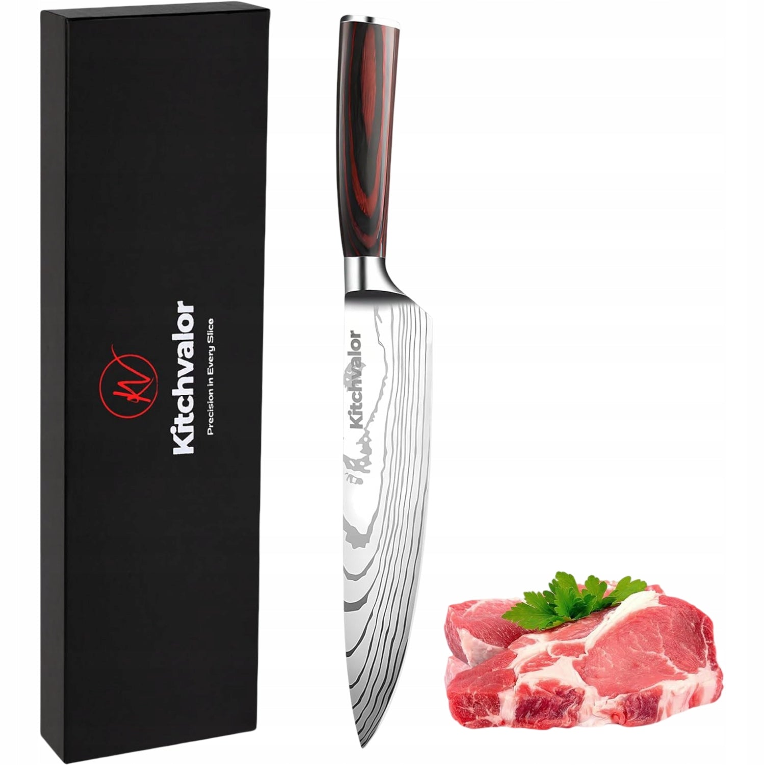 Chef's Knife Japanese Professional Ergonomic Sharp Stainless Steel
