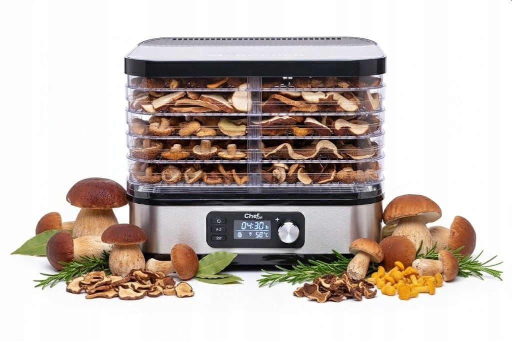 ChefOne SG-400LCD Vegetable Fruit Mushroom Dryer Food Timer 5 Shelves Packaging status original